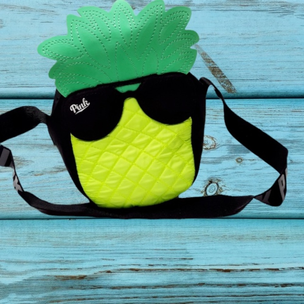 PINK Victoria's Secret Pineapple Sunglasses Insulated Lunch Cooler Beach
